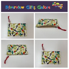 Zip Clutch / Purse / Bag / Pouch - Rosella